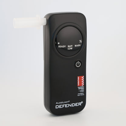 AlcoLimit Defender Breathalyser - AS3547 Fuel Cell Breathalyser Breath Alcohol Tester