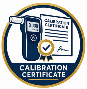 Breathalyser Calibration Certificate | AlcoLimit Australia
